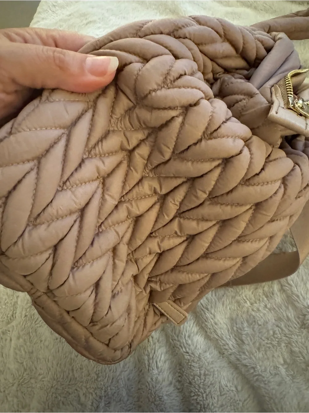 Happ plush quilted